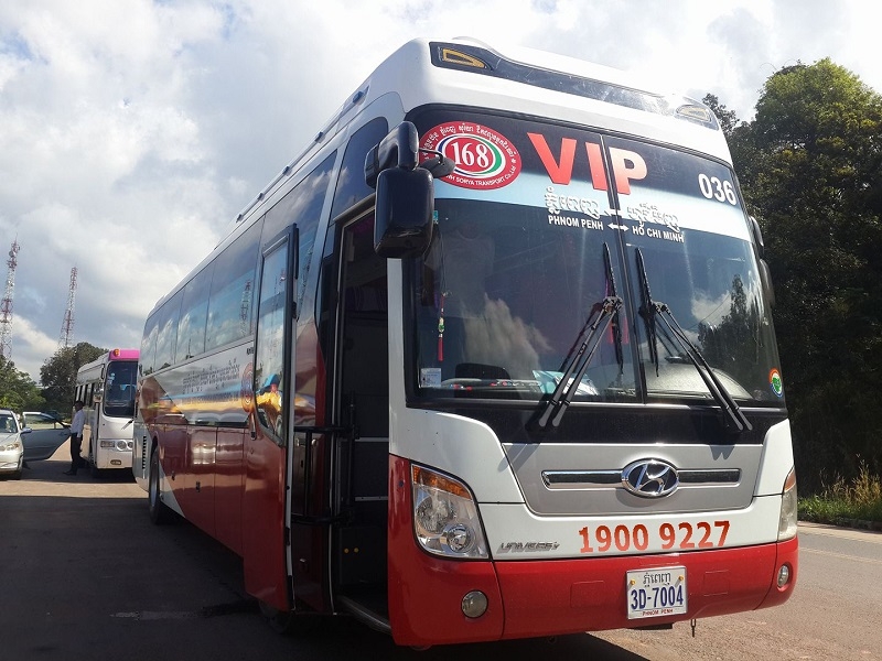 Xe bus đi Campuchia – Xe Sorya.
